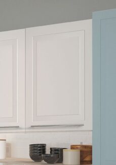 XL Küchenhängeschrank Rimini 60x96cm 2-türig purpurrot matt / grau