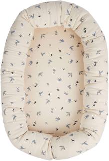 Filibabba Dancing Swallow Babynest Blue Blau