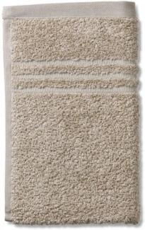 gästehandtuch Leonora 50 x 30 cm Baumwolle beige