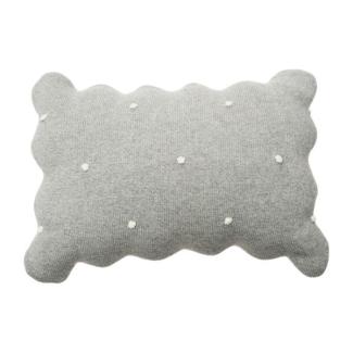 Lorena Canals Biscuit Kissen – Grau Grau, 25 x 35 cm