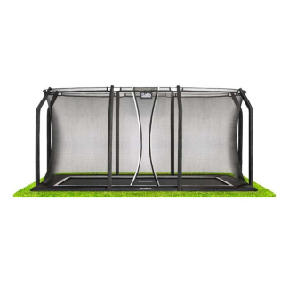 SALTA Bodentrampolin Royal Base Ground Sports 244x396 cm Netz schwarz