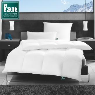 f. a. n. Frankenstolz Daunendecke Alaska 155x220 cm, warm - Wärme ⭐⭐⭐