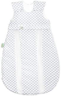 ODENWÄLDER BABYNEST Primaklima Jersey-Schlafsack Check Gr. 70, Light Grey 1473-1/2035 Gr. 70