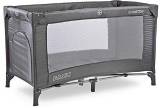 TERO-3948 Reisebett Basic graphit, grau