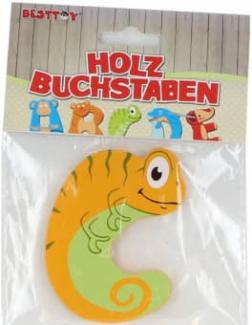 Besttoy Holzbuchstabe 'C' orange