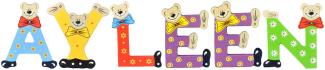 Playshoes Kinder Holz-Buchstaben Namen-Set AYLEEN - sortiert