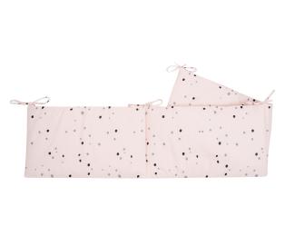 Kikkaboo Babybettnestchen Bär Bumper 180x35 cm Bettumrandung Bett 120x60 cm rosa