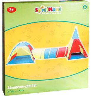 Spielmaus Abenteuer-Zelt-Set