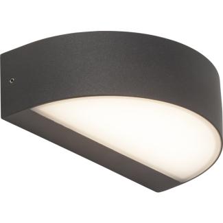 AEG Lampe Monido LED Außenwandleuchte anthrazit/weiß | 1x9W LED integriert (COB), (550lm, 3000K) | IP-Schutzart: 54 - spritzwassergeschützt