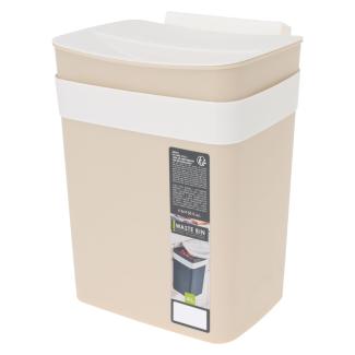 Mülleimer zum Einhängen an Küchentüren inkl Haken B25xT19xH23cm Beige