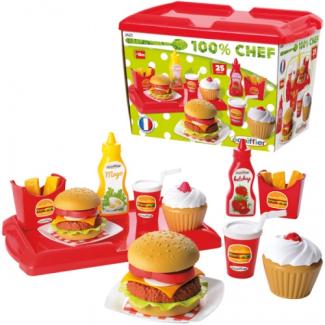 Hamburger Set mit Zubehör