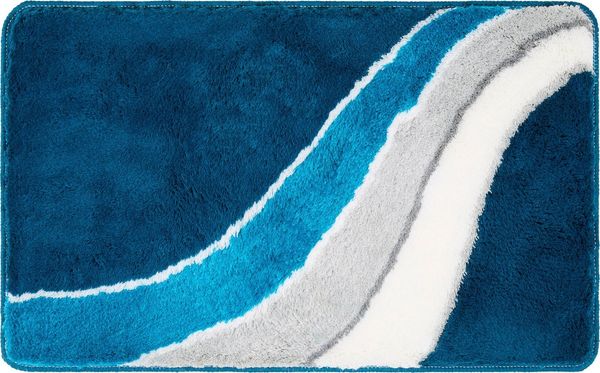 Erwin Müller Badematte Badematte "Veria", Höhe 27 mm, eckig, Streifen/Grafik/gemustert