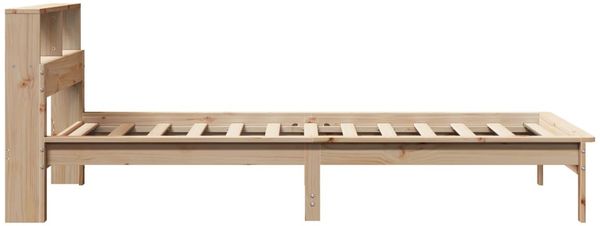 vidaXL Massivholzbett mit Regal ohne Matratze 90x190 cm Kiefer 855732 Bild 5