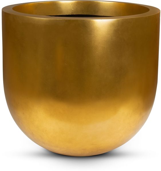 Pandora robustes Bodengefäß mit eleganter Optik Ø 70 cm, Höhe 63,5 cm gold leaf