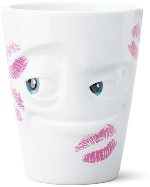 FIFTYEIGHT PRODUCTS Tasse FIFTYEIGHT 4-er Set Henkelbecher mit Schale Movie Edition, 4-tlg, Porzellan, 100% Made in Germany