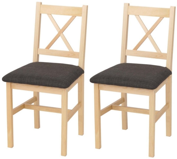 MCW Esszimmerstuhl MCW-F77 (Set, 2 St), Stabile Konstruktion, Massives Holz