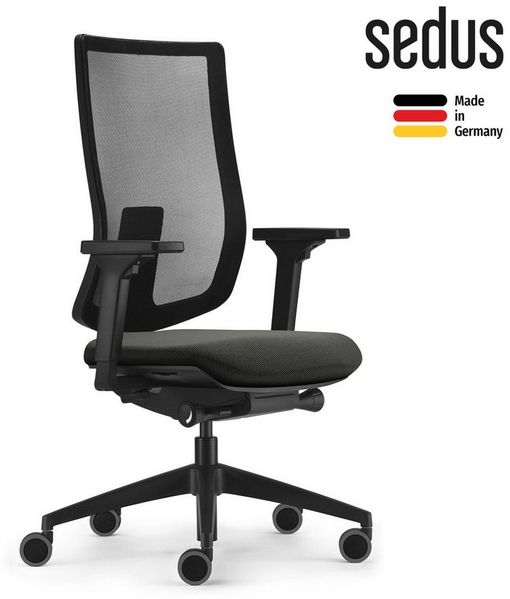 sedus Bürostuhl se:do PRO light 2 (Made in Germany, 5 Jahre Garantie), Bürostuhl mit Synchronmechanik