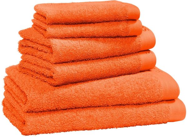 s.Oliver Handtuch Set s.Oliver, Premium Qualität, 600 gr/m², Walkfrottier (Set, 6-St), 2 Gästetücher 30x50, 2 Handtücher 50x100, 2 Duschtücher 70x140