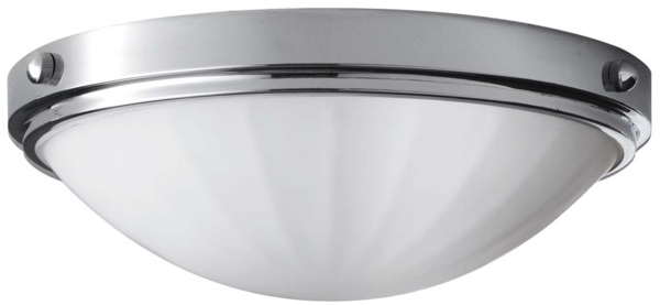 Elstead Lighting Perry 2-Light Deckenleuchte Chrom poliert IP44 33cm