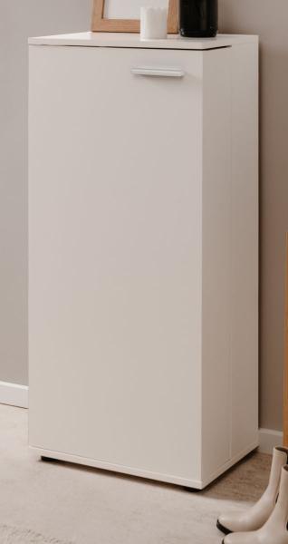 Schuhschrank Logu in weiß 50 x 110 cm