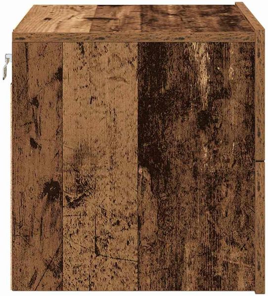 vidaXL Nachttisch mit Schubladen Altholz 50 x 39 x 41 cm Holzwerkstoff 863072 Bild 7