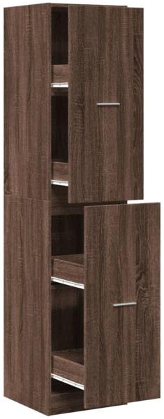 vidaXL Apothekerschrank Eichen-Optik 40x41x174,5 cm Holzwerkstoff 3309651