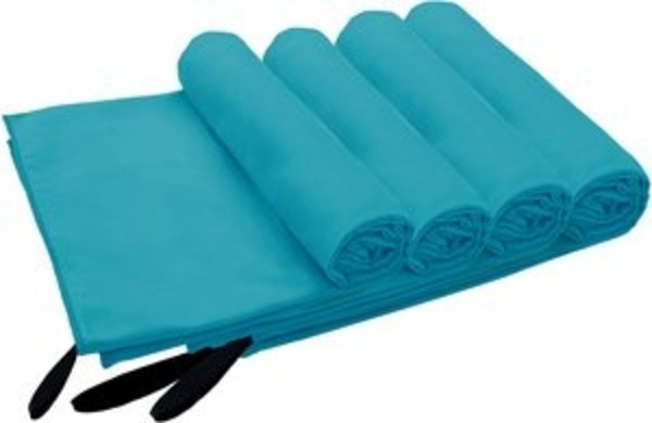 my home Reisehandtuch Xavi, 4 x 40x60cm ideal als Sporthandtuch, Reisehandtuch, Microfaser (Set, 4-St), als Serie und Set, sehr leicht, kompakt, schnelltrocknend, Mikrofaser Bild 6