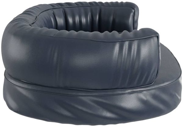 vidaXL Hundebett Ergonomisch Schaumstoff Kunstleder, Dunkelblau, 60x42 cm Bild 5