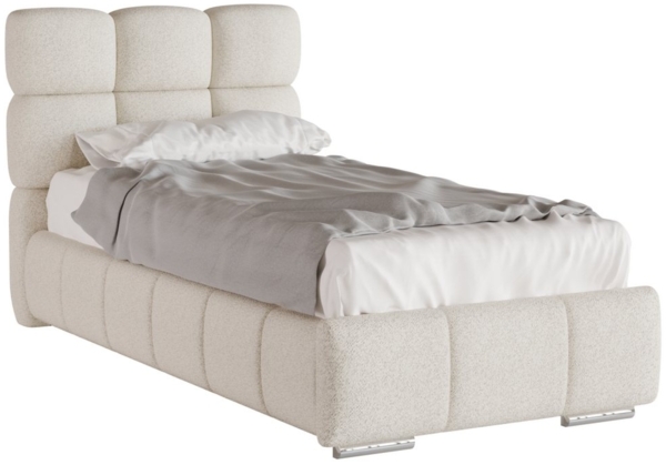 PANDA MÖBEL GmbH Polsterbett BLISS Luxus-Bett mit Bettkasten