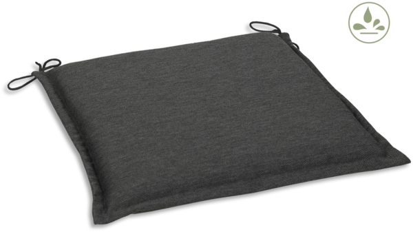 GO-DE 'Dora' Sitzkissen, Polyester anthrazit, 47 x 45 x 5 cm