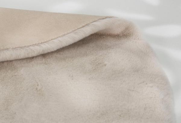 SCHÖNER WOHNEN-Kollektion Fellteppich Tender, rund, Höhe: 26 mm, besonders weich durch Microfaser, Kunstfell, waschbar, Wohnzimmer Bild 2