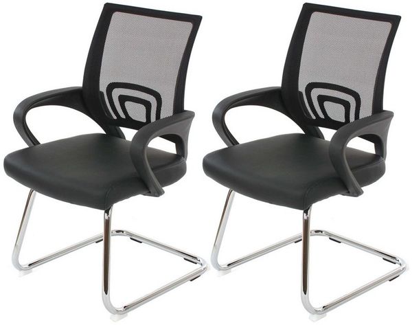 MCW 4-Fußstuhl Afragola-2 (Set, 2 St), 2er-Set, Ergonomisch geformte Rückenlehne, Leicht abwaschbar