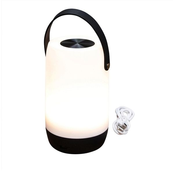 Det Gamle Apotek Solar tischlampe h 18 5cmxdia. 11 5cm 1/box weiss 1x18650 1200 mah usb inkl