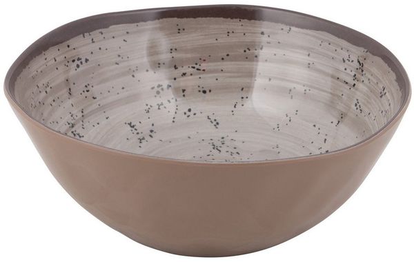 Melamin Geschirr Set 12-teilig beige Bild 2