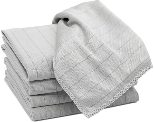 ZOLLNER Geschirrtuch, (Spar-Set, 5-tlg), 40 x 60 cm, 80% Polyester, 20% Polyamid, vom Hotelwäschespezialisten