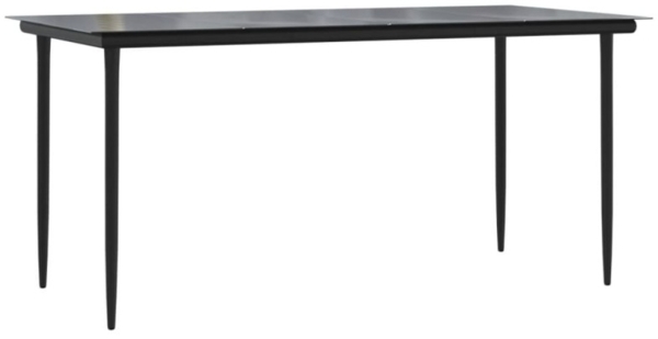 vidaXL 5-tlg. Garten-Essgruppe mit Kissen Beige Poly Rattan 3212374 Bild 3