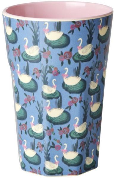 rice Becher Rice Melaminbecher Schwan Swan Lake Print tall