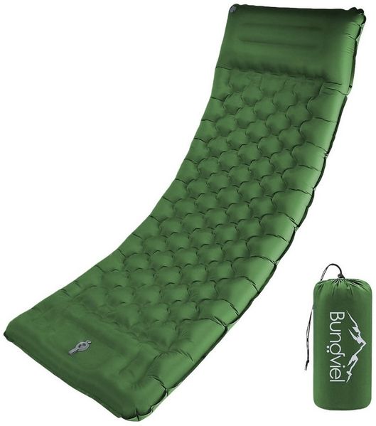 Bundviel Luftbett Isomatte Ultraleicht 8cm dick,faltbar Luftmatratze aufblasbare