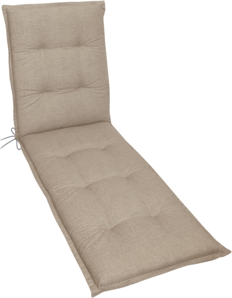 Gardissimo PREMIUM Rollliegenauflage Gartenliege Auflage Kissen natur