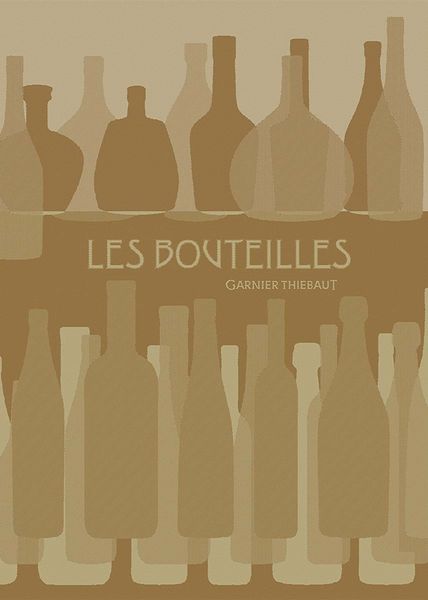 Garnier-Thiebaut Geschirrtuch Les Bouteilles Chaume 50x70 Cm 100% Baumwolle