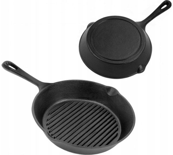 Brunbeste Grillpfanne aus Gusseisen 26 cm
