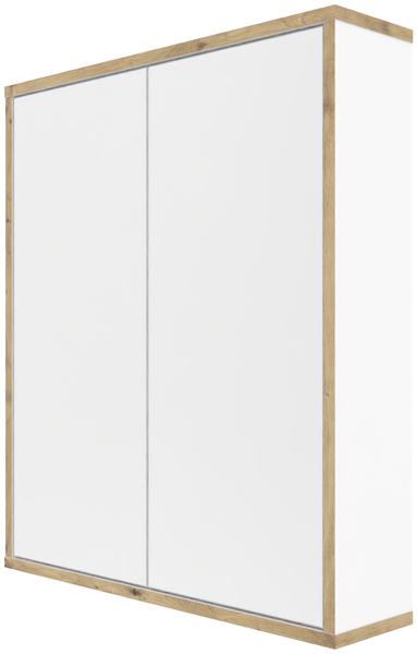 Spiegelschrank MORENA mit 2 Türen, cashmere/Eiche