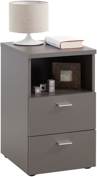 Nachtkonsole >COLIMA 1< in Lava - 35x61,5x39,9cm (BxHxT)
