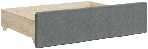 vidaXL Tagesbett Ausziehbar mit Schubladen Dunkelgrau 100x200 cm Stoff 3197468 Bild 10