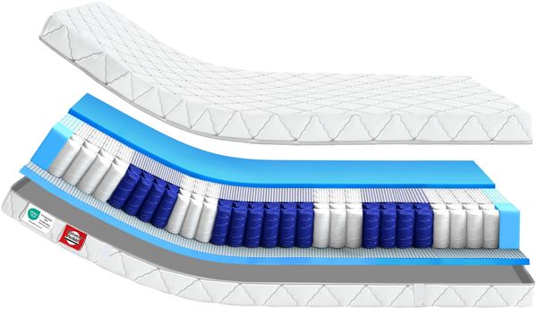 Matratzen Perfekt 'Köln' Taschenfederkernmatratze mit 7 Komfortzonen, 20cm hoch, 120x200 cm, H5