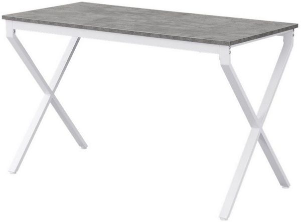 B&D home Schreibtisch Lutz, Metallgestell schwarz oder weiß, 120x60cm,platzsparend