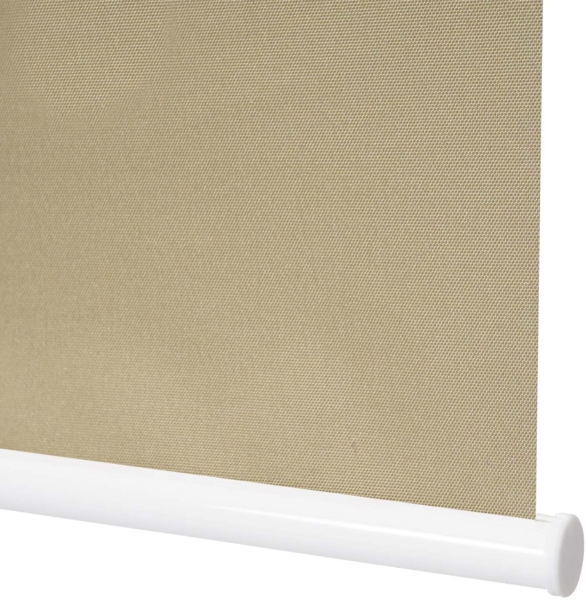 Rollo HWC-D52, Fensterrollo Seitenzugrollo Jalousie, 80x230cm Sonnenschutz Verdunkelung blickdicht ~ beige Bild 2