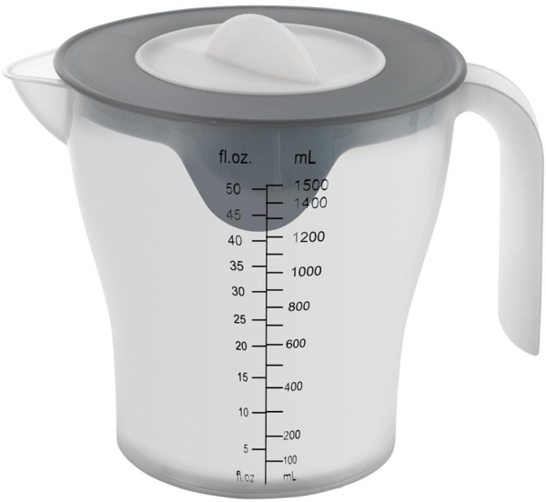 METALTEX Rührbecher 1,5 l mit Deckel und Anti-Rutsch-Boden