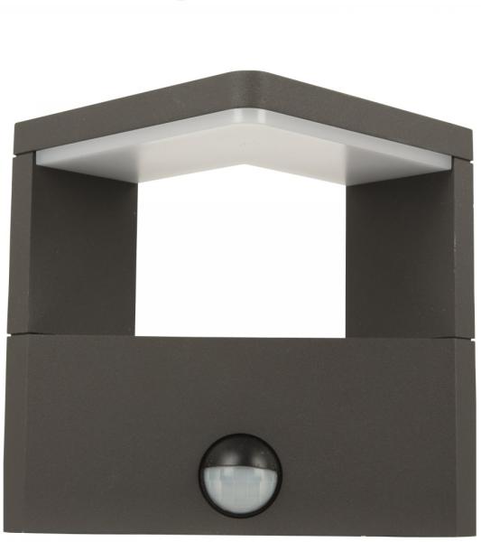 Heitronic Nr. 37267-HE Outdoor LED Wandleuchte Bonita mit Bewegungsmelder anthrazit IP54