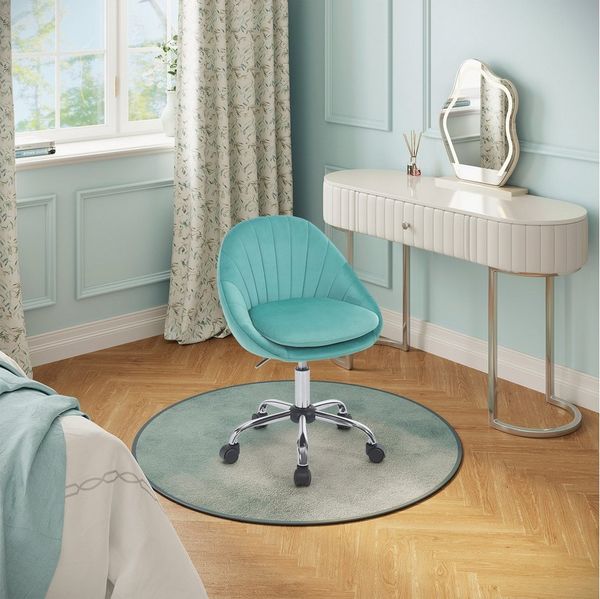Woltu Bürostuhl (1 St), ergonomisch, Schminkstuhl, Schreibtischstuhl 150 kg belastbar